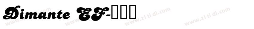 Dimante EF字体转换